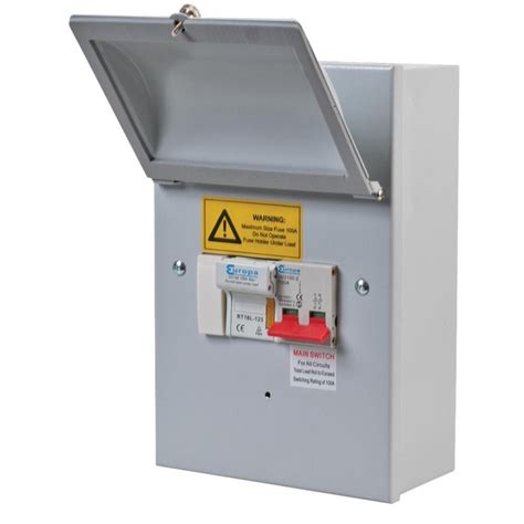 metal clad fuse box|metal fuse units uk.